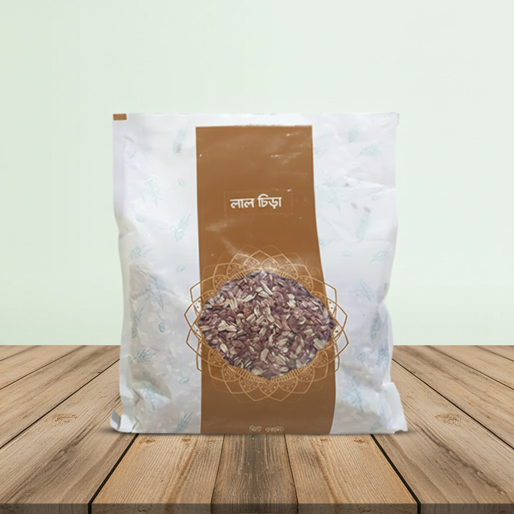 Red Flattened Rice (লাল চিঁড়া)